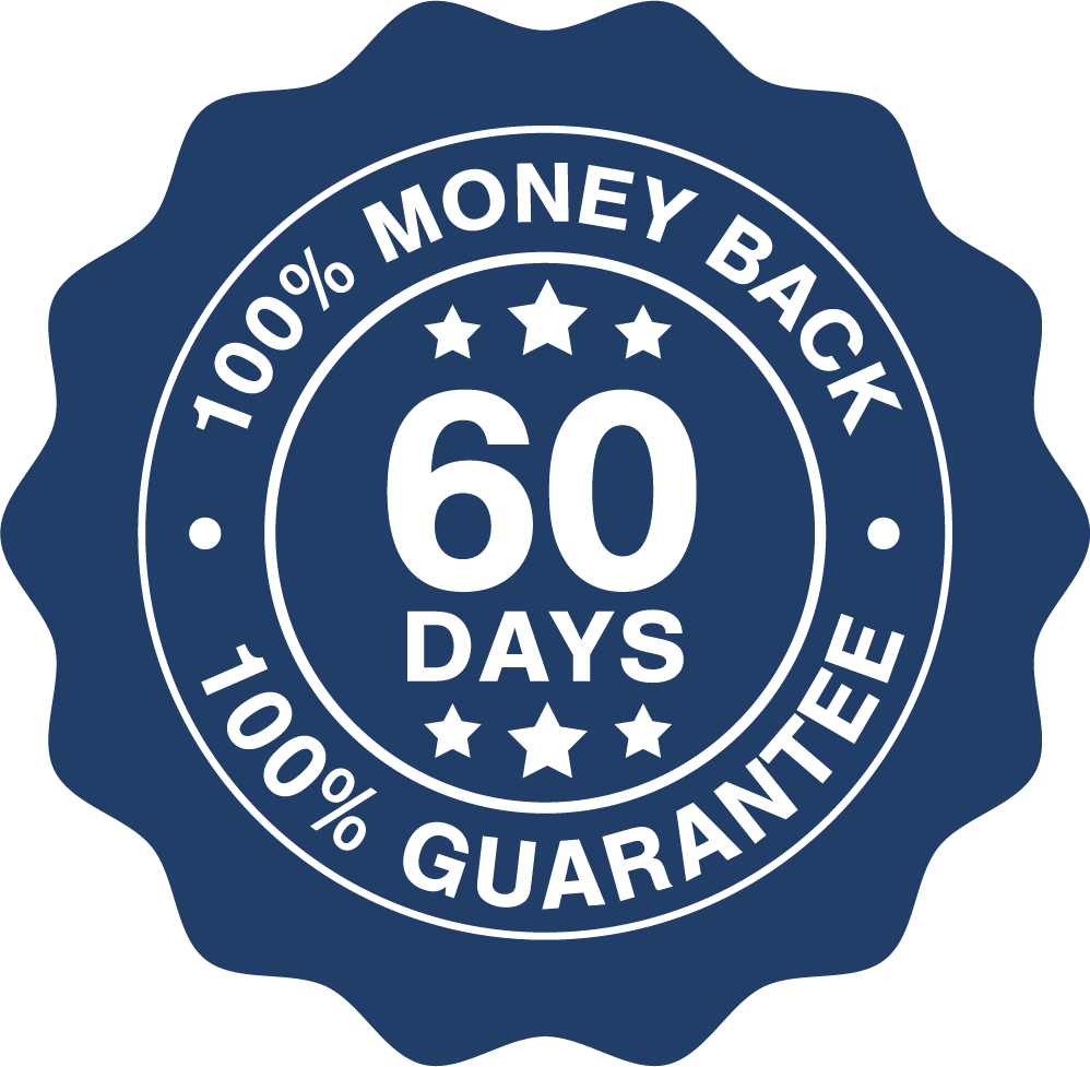 60-Day 100% Money Back Guarantee